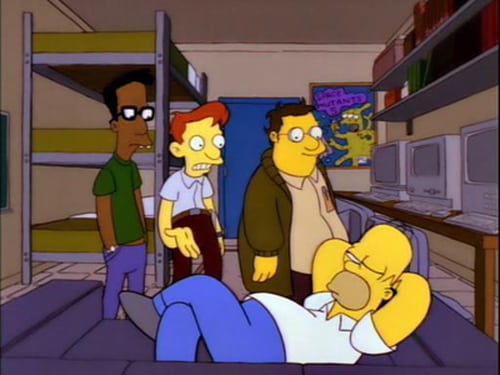Homero va a la universidad